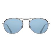 Antique Silver/Cobalt Blue Sunglasses