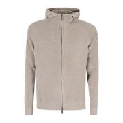 Velvet Hood Zip Strik