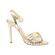 Guld Læder Sandal SOLE19