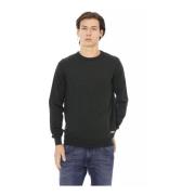 Monogram Crewneck Sweater Grøn Stof