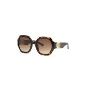 Stilfulde solbriller med brune gradientlinser