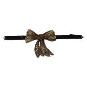 Guld Silke Rhinestone Butterfly Clip Lukning