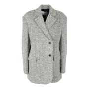 Herringbone Boxy Blazer