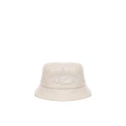 Hvid Linned Bomuld Fisker Hat