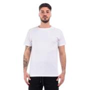 Hvid Bomuld Regular Fit T-Shirt