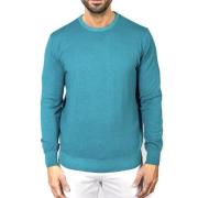 Merino Cashmere Crewneck Sweater Blå