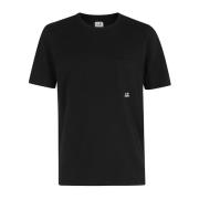 Lomme T-shirt i Garment-Dyed Stil