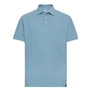 Regular Fit Polo Shirt i bomuld Crêpe Jersey