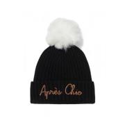 Ribbet Pom Pom Beanie WENGEN Sort