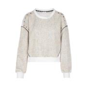 Ivory Chic Fringed Sweater