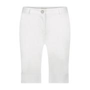 Hvid Teknisk Jersey Cropped Bukser