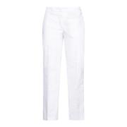 Hvide Bukser med Blå Detaljer