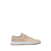 Beige Sneakers Casual Komfortable