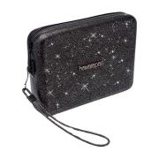 Sort Glitter Strand Clutch Taske