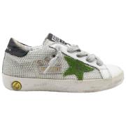 Superstar Silver Mesh Lime Sneakers