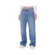 Klassiske Blå Denim Jeans