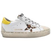 Hvid Leopard Stjerne Sneakers