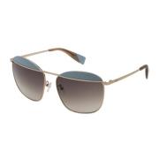Bronze Blå Gradient Solbriller