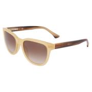 Beige/brun gradient solbriller