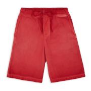 Stilfulde Bermuda-shorts i gerbera-bomuld