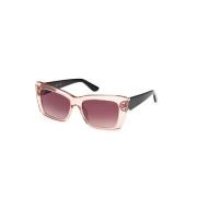 Stilfulde solbriller i pink og burgunder