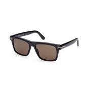 Polariserede brune solbriller FT0906-01H-58