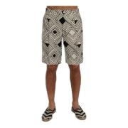 Stribede Casual Shorts