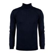 Tekstureret Sweater med Ribbed Finish