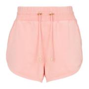 Shorts med vintage broderi