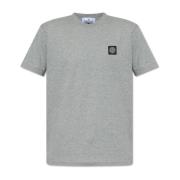 T-shirt med logo patch