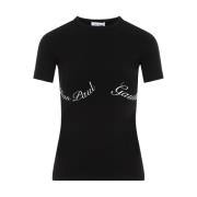 Bomuld Baby Tee-Shirt Sort Hvid