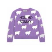Mohair Sweater med Jacquard Print