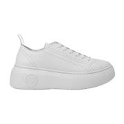 Hvide Læder Slip-On Sneakers