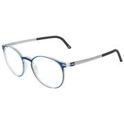 Blå Sølv Brillestel Fullrim 2906