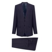 Blå Prince of Wales Check Suit