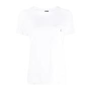 Hvid Casual T-shirt til kvinder