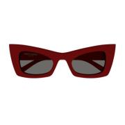 Rød Cat-Eye Solbriller Klassisk Model