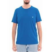 Basis Bomuld T-Shirt - Blå