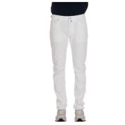 Hvid Bard Fit Bomuld Jeans