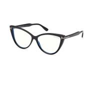 Stilfulde Briller FT5843-B Sort