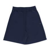 Blå Linen Bermuda Shorts til Dreng