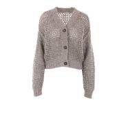 Paillet V-Hals Cardigan Sweaters