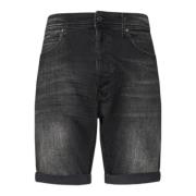 Enkle bomuldsblandings shorts med lommer