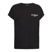 T-shirt med flocked Pari logo