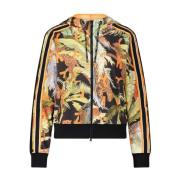 Jungle Print Zip-Up Hoodie