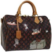 Pre-owned Canvas louis-vuitton-tasker