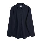 Afslappet Pasform Uld Overshirt