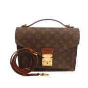 Pre-owned Canvas louis-vuitton-tasker