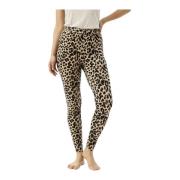 Leopard Print Leggings Sand