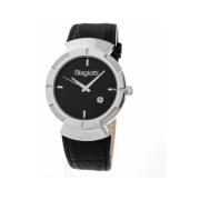 Stainless Steel Man Watch Quartz Leather